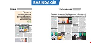 OTOMOTİV İHRACATININ BÜYÜK PAZARINA YAKIN MARKAJ